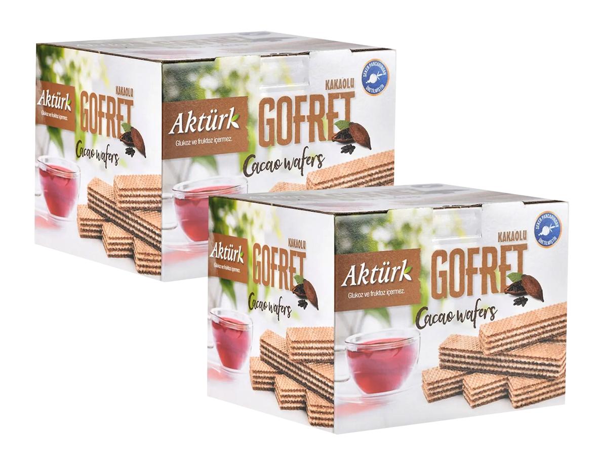 Aktürk Kakaolu Gofret 2x800 gr