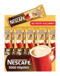 Nestle 3'ü 1 Arada Sütlü Köpüklü Paket Granül Kahve 48x17.5 gr