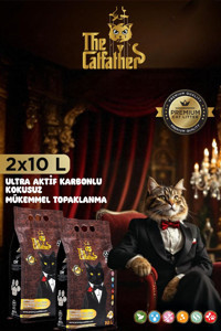 Pro Miyu Topaklanan İnce Taneli Aktif Karbonlu Bentonit Kedi Kumu 2x10 lt