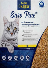 Euro Pine Topaklanan Kalın Taneli Çam Pellet Kedi Kumu 10 lt