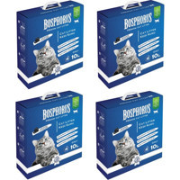 Bosphorus Topaklanan İnce Taneli Aktif Karbonlu Bentonit Kedi Kumu 4x10 lt