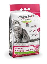 Pro Perfeck Bebek Pudrası Kokulu Topaklanan İnce Taneli Bentonit Kedi Kumu 10 lt