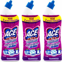 Ace Ferahlık Kokulu Banyo - Mutfak İçin Jel Çamaşır Suyu 3x750 ml