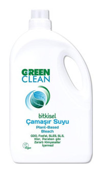 U Green Clean Kokusuz Beyazlar - Renkliler İçin Sıvı Çamaşır Suyu 2750 ml