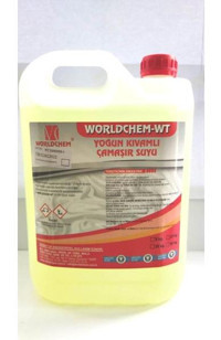 Worldchem Yoğun Kıvamlı Banyo - Mutfak İçin Konsantre Sıvı Çamaşır Suyu 5 lt