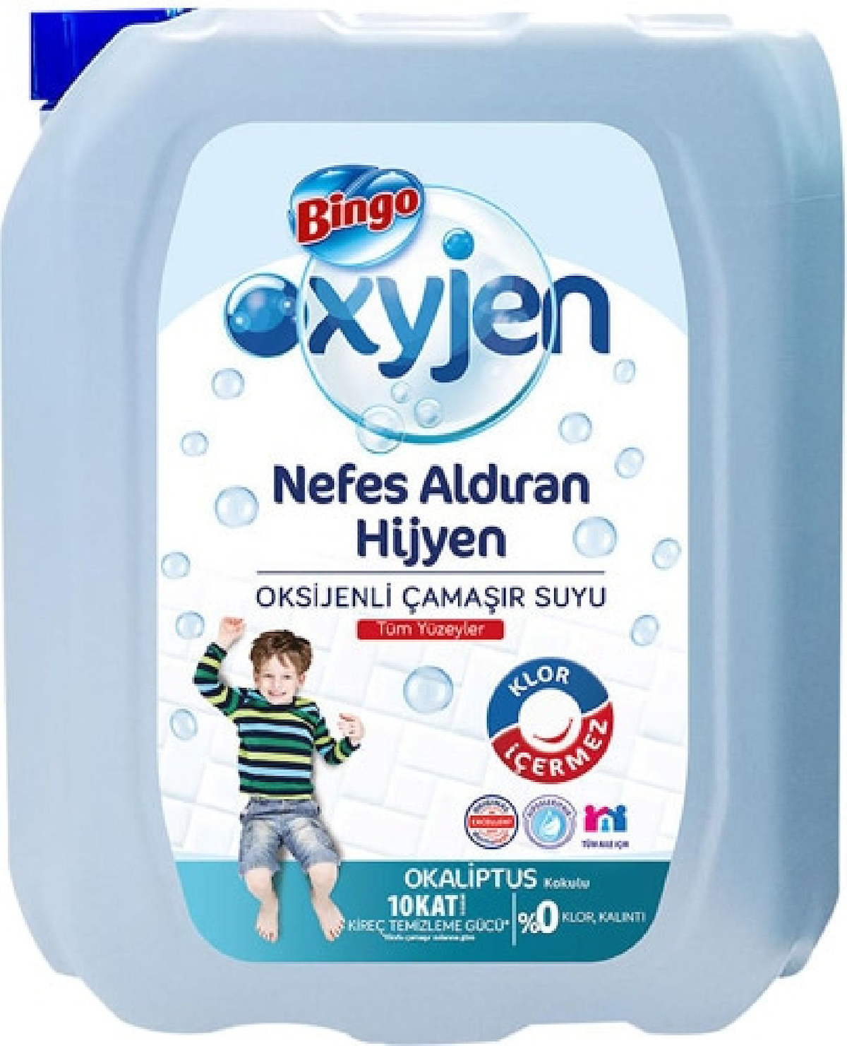Bingo Oksijen Okaliptus Banyo - Mutfak İçin Sıvı Çamaşır Suyu 3.24 lt