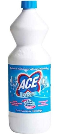 Ace Kokusuz Banyo-Beyazlar-Mutfak İçin Sıvı Çamaşır Suyu 1 lt