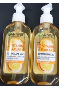 Garnier C Vitaminli Alkolsüz Tüm Ciltler Su Bazlı Yüz Temizleme Jeli 2x200 ml