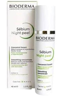 Bioderma Sebium Night Peel Yağlı Ciltler Su Bazlı Yüz Temizleyici Peeling 40 ml