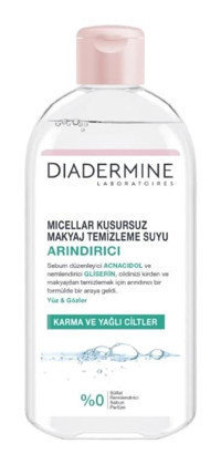 Diadermine Arındırıcı Micellar Alkolsüz Tüm Ciltler Su Bazlı Makyaj Temizleme Suyu 400 ml