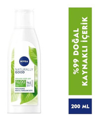 Nivea Organik Yeşilçay Özlü Alkolsüz Tüm Ciltler Su Bazlı Yüz ve Makyaj Temizleme Sütü 200 ml