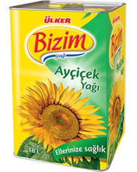 Bizim Mutfak Teneke Ayçiçek Yağı 18 lt