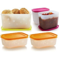 Tupperware Alaska Dikdörtgen Plastik Saklama Kabı 5'li