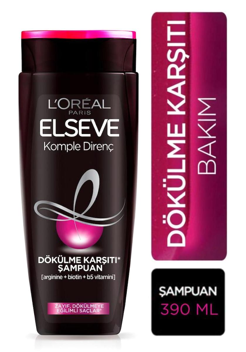 L'oréal Paris Elseve Şaç Dökülmesine Karşı Tüm Saçlar İçin Standart Şampuan 390 ml