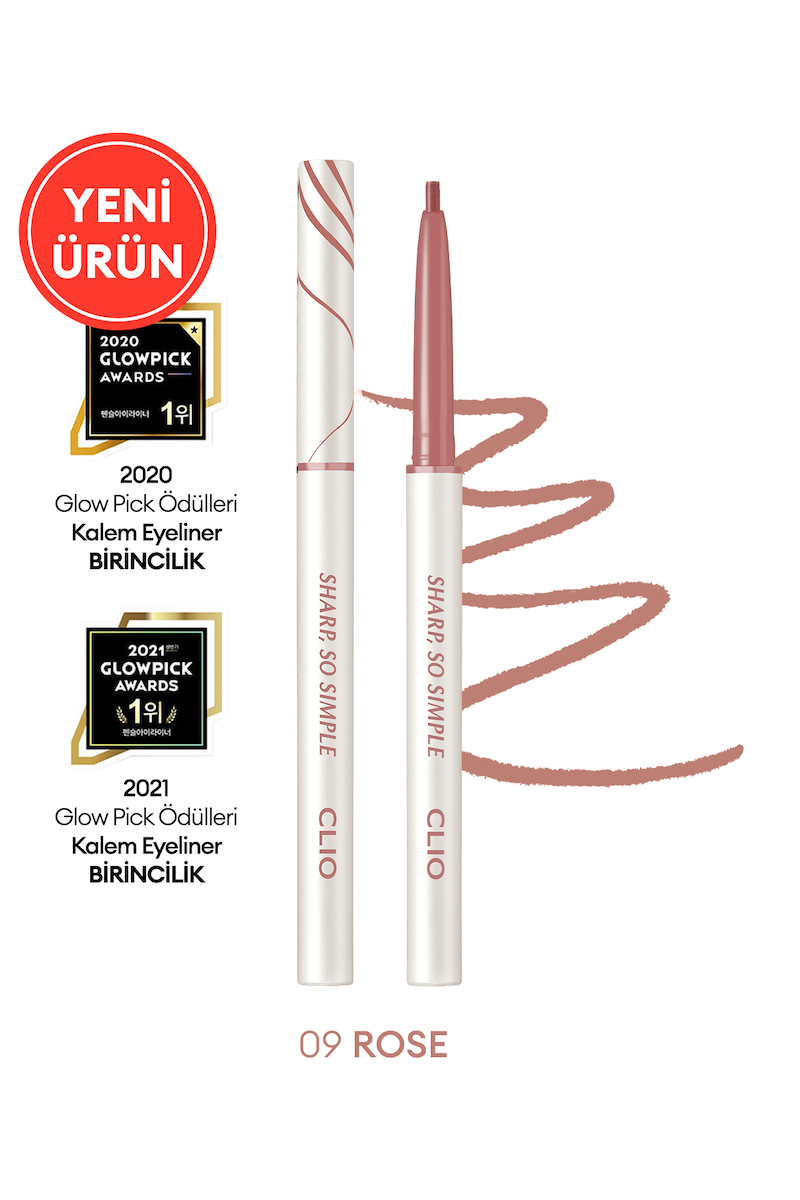 Clio Sharp So Simple 09 Asansörlü Mat Akmayan Rose Göz Kalemi