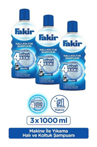 Fakir Nano Teknoloji Makinede Halı Şampuanı 3x1 lt