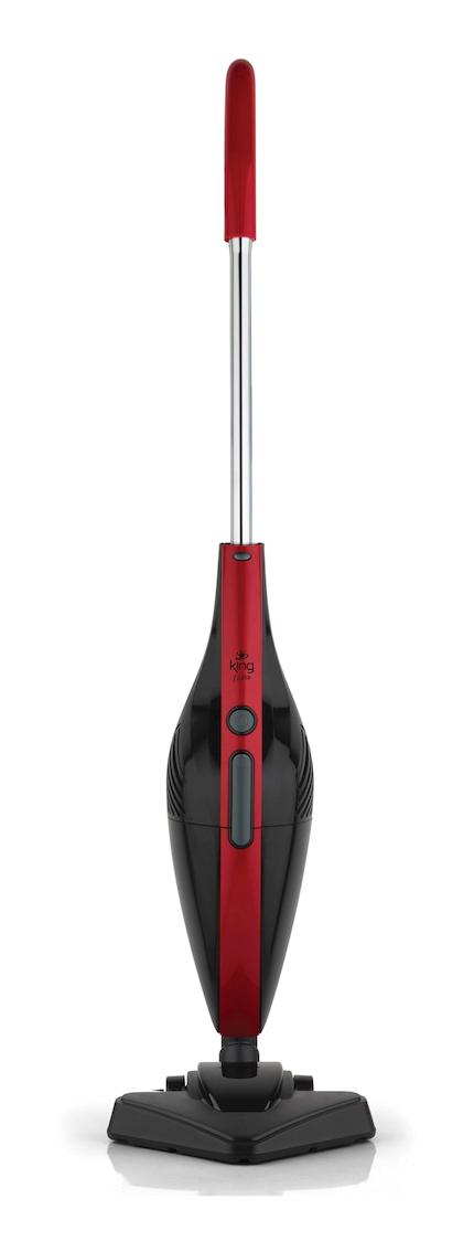 King K888 Kuru 800 W Kablolu Elektrikli Dikey Süpürge Bordo-Siyah