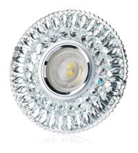 Cata CT-6583 G10 Kristal Yuvarlak Gömme Led Spot Gümüş
