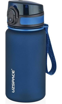 Uzspace Lacivert Tritan Spor Yetişkin Matara 350 ml
