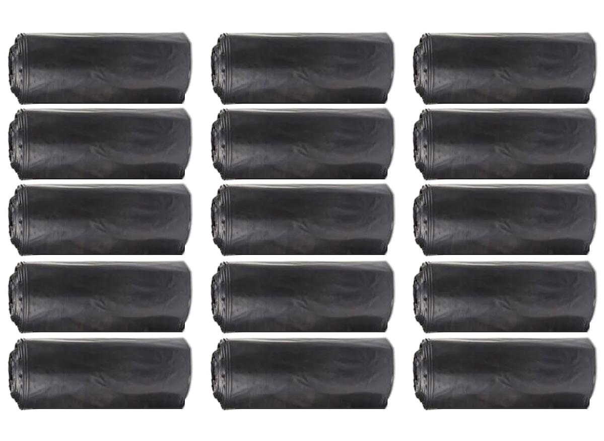 Almina J-500 Jumbo Boy 80x110 cm Çöp Poşeti 150 adet Siyah