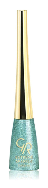 Golden Rose Extreme Sparkle 104 Glitter Turkuaz İnce Uçlu Fırça Likit Eyeliner