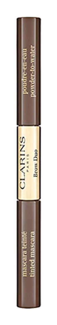 Clarins 04 Çift Taraflı Fırçalı Kaş Kalemi Kahverengi