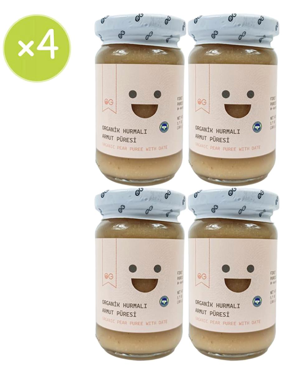 Og Natural Tahılsız Organik Armutlu-Hurmalı Probiyotikli Kavanoz Maması 420 gr