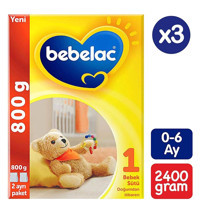 Bebelac Yenidoğan Tahılsız Organik Probiyotikli 1 Numara Bebek Sütü 2.4 kg