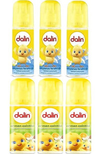 Dalin Okyanus Ferahlığı-Orman Esintisi Sprey Bebek Kolonyası 6x150 ml
