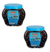 Cebel Tuzlu Salamura Siyah Zeytin Pet Kavanoz 2x1 kg