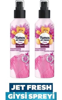 Yumoş Jet Fresh Orkide Sprey Çamaşır Parfümü 2x1 lt