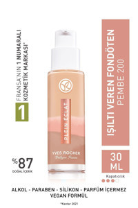 Yves Rocher Plein Eclat 200 Pembe Serum Tüp Fondöten 30 ml