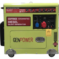 Genpower GDG 9500TEC 8.8 kVA Marşlı Dizel Sessiz Jeneratör