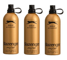 Slazenger Gold Active Sport EDT Aromatik Erkek Parfüm 3 x 125 ml