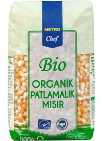 Metro Chef Bio Organik Patlamatlık Mısır 2x500 gr