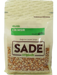 Sade Organik Cin Mısır 750 gr