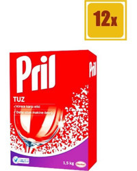 Pril Bulaşık Makinası Tuzu 3'lü Kireç Önleyici Etki 1,5 kg (x12)