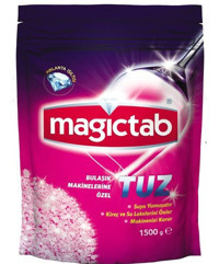 Magictab Bulaşık Makinesi Tuzu 1500 gr Deterjanın Temizlik Etkisini Artırır Pırlanta Işıltısı Verir