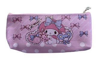 Schulzz My Melody Pembe Desenli Plastik Tek Gözlü Dikdörtgen Cüzdan Kalemlik
