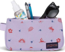 Jansport Ek0A5Baf-1D9 Mor Cüzdan Bez Tek Gözlü Desenli Dikdörtgen Çanta Kalemlik