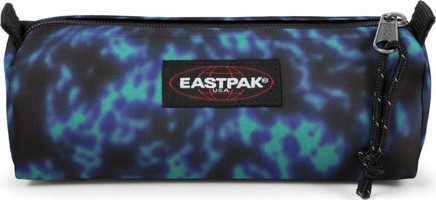 Eastpak Ek0003723O31 Mavi Desenli Polyester Tek Gözlü Batik Silindir Cüzdan Kalemlik