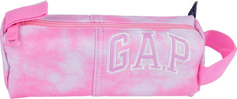 Gap 13383 Pembe Desenli Bez Tek Gözlü Batik Oval Cüzdan Kalemlik