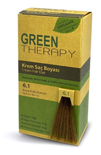Green Therapy Koyu Küllü Kumral 6.1 Organik/ Amonyaksız/ Krem Saç Boyası