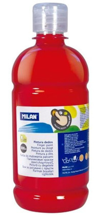 Milan 31630 500 ml Kırmızı Parmak Boyası