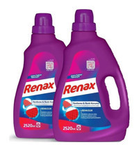 Renax Renkliler İçin 84 Yıkama Sıvı Deterjan 2x2.52 lt