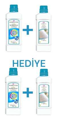 Biobellinda Doğal ve Ultra Konsantre Tüm Renkler İçin 84 Yıkama Sıvı Deterjan 4x700 ml