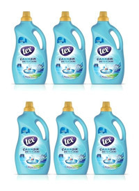 Tex Beyazlar ve Renkliler İçin 240 Yıkama Sıvı Deterjan 6x2.5 Lt