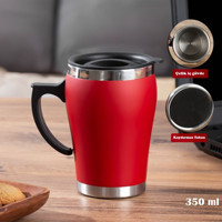 Porsima 05667 Paslanmaz Çelik 0.35 lt Bardak Termos Kırmızı