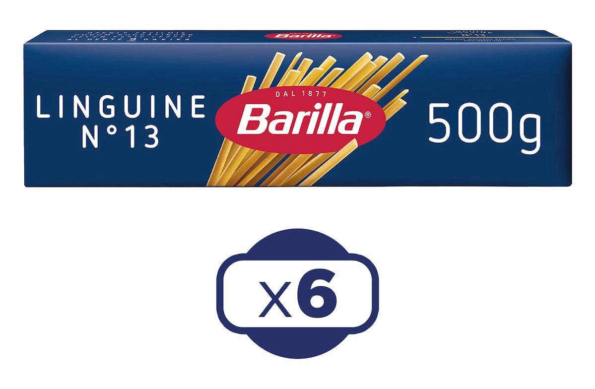 Barilla Yassı Linguine Makarna 6x500 gr