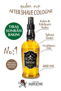 Barbertime Golden Cup Tıraş Kolonyası 400 ml